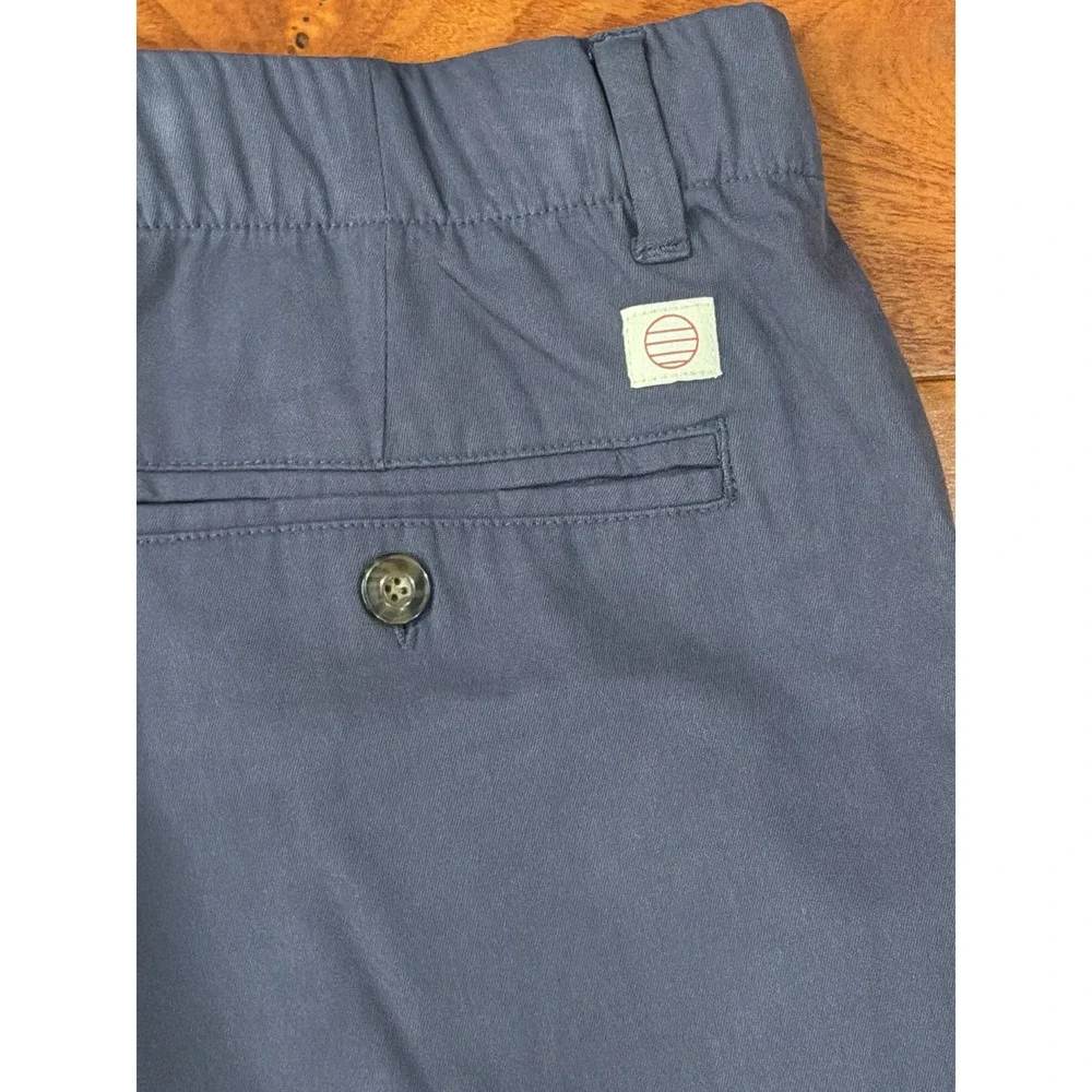 NWT Marine Layer Breeze Saturday Chino Mens Blue India Ink Tall Medium